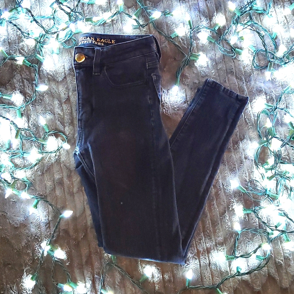 American Eagle black jeggings